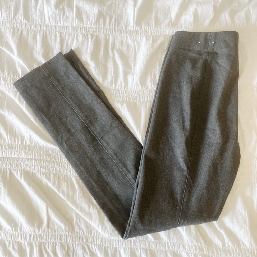 ANN TAYLOR Gray Skinny Dress Work Pants Size 2 - Picture 2 of 11